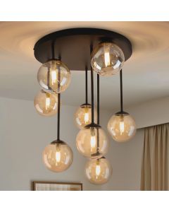 Design ceiling light amber, Stacy