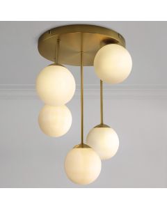 Design ceiling light brass, Stacy