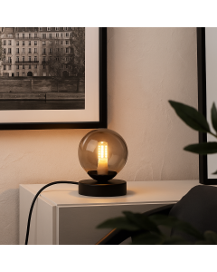 Design table lamp grey, Stacy, with switch