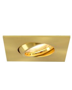 Modern bathroom recessed downlight brass, Jill, IP44