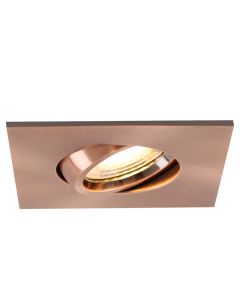 Modern bathroom recessed downlight copper, Jill, IP44