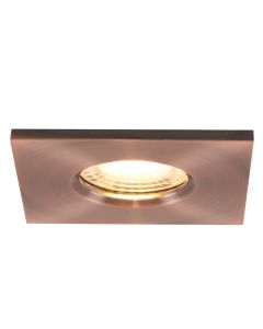 Modern bathroom recessed downlight copper, Jule, IP65