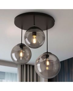 Design ceiling light black, Dolf
