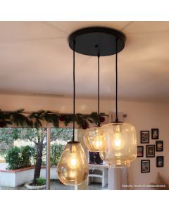 Modern pendant light amber, Caia