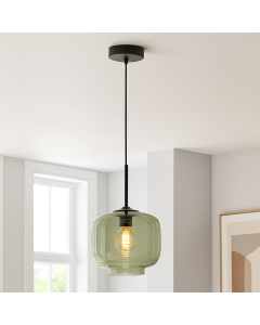 Retro pendant light green, Anniek