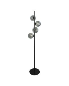 Design floor lamp grey, Remo, with switch
