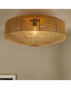 Rustic ceiling light brown, Pippa