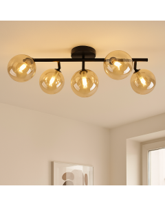 Design ceiling light amber, Remo