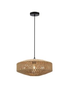 Rustic pendant light brown, Selena