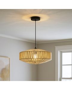 Rustic pendant light brown, Selena