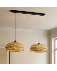 Bamboo pendant light brown, Jennifer