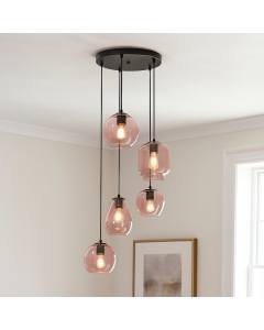 Modern pendant light pink, Caia