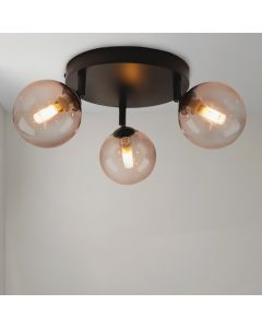 Modern bathroom ceiling light amber, Amer, IP44