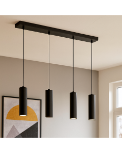 Modern dining table hanging lamp black, Carlos