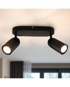 Modern ceiling spotlight black, Jacey