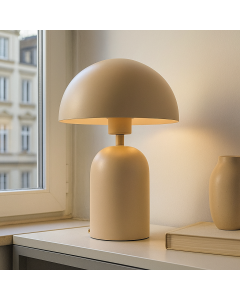 Modern table lamp pink, Isha, with switch