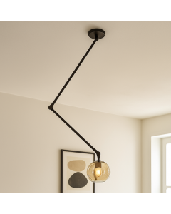 Modern ceiling light black, Giada