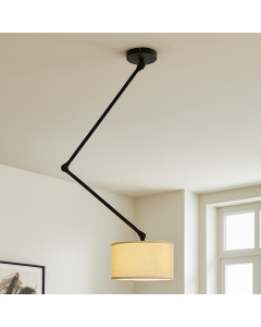 Modern ceiling light black, Timmy