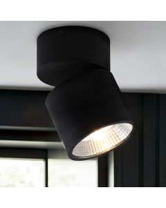 Modern ceiling spotlight black, Thomas
