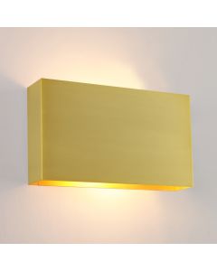 Modern wall light brass, Perry