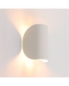Modern wall light white, Salomon