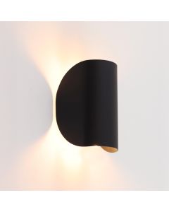 Modern wall light black, Salomon