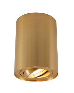 Metal surface mounted downlight brass, Onno