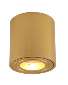 Metal surface mounted downlight brass, Alion, IP44