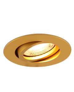 Metal recessed light brass, Scott