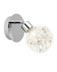 Design wall spotlight chrome, Nessa