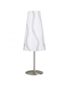 Plastic table lamp white, Nayra