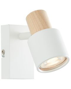 Modern wall spotlight white, Soscha