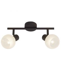 Glass ceiling spotlight brown, Bertus