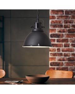 Industrial pendant light black, Alexi