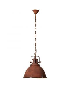 Industrial pendant light rust coloured, Alexi