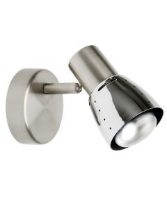 Metal wall light chrome, Rieko