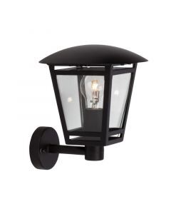 Modern outdoor light black, Jedidjah, IP44