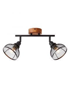 Wood ceiling spotlight brown, Willard