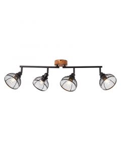 Wood ceiling spotlight brown, Willard