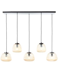 Retro pendant light amber, Neha
