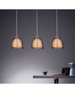 Modern pendant light bronze, Amela