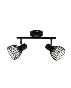 Industrial ceiling spotlight black, Adama