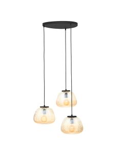 Retro pendant light amber, Neha
