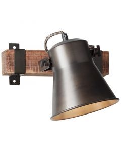 Wood ceiling spotlight black, Audrey