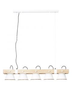 Wood pendant light brown, Audrey
