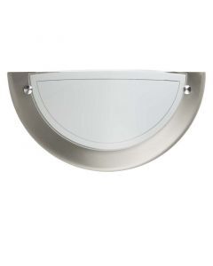 Glass wall light chrome, Angely