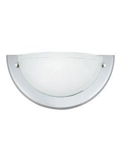 Glass wall light chrome, Angely