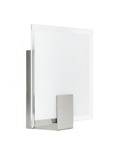 Glass wall light chrome, Bridget