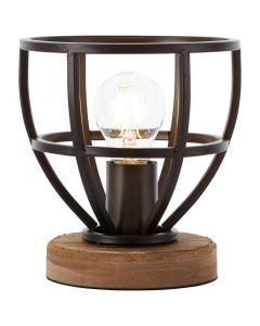 Modern table lamp black, Esmee, with switch