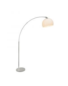 Modern arc floor lamp chrome, Ariana, with switch